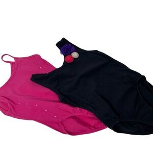 Bundle of Two FREESTYLE Leotards For Little Girls Size 6/6X